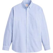 Levis Casual Loose Comfortable Simple Button Long Sleeve Shirt Men shirts A7210-0050 L gray