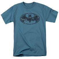 Batman Navy Camo Shield Mens T Shirt Slate Officially Licensed 3XL black