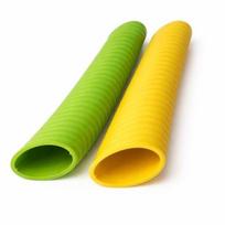 KNK Rubber Cricket Bat Grips Shock Extra Cushioning for Soft Feel Slip Textured Grip for Better Leather & Tennis Ball Play (Multicolor Pack Of 2) yellow
