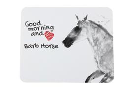 Barb Horse - mouse pad with print, personalized pad with a horse, unique gadget for an office worker from the Art-Dog brand balta