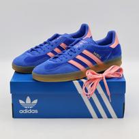IG6785 adidas Originals Gazelle Indoor Blue Semi Pink Spark Gum (Women's) 12W blue