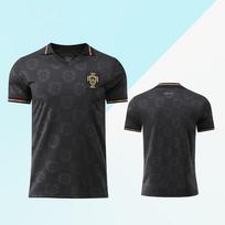 Unisex Suaugusiems Vaikams Futbolo Rungtynių Apranga Greitai Džiūstanti Anti- prakaitui Atspari Futbolo Marškinėliai Trumpomis Rankovėmis Sportinio Treniruotės Kostiumas 26 black
