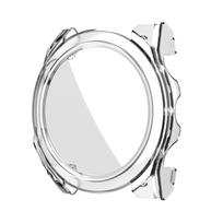 Glass+PC Case for Garmin Fenix 8 51mm 47mm 43mm Screen Protector Tempered Bumper Cover for Garmin Fenix 8 Smartwatch Accessories For Fenix 8 43mm skaidri