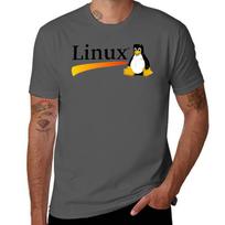 Linux Tshirt Work Comfort Tshirt For Unisex M black