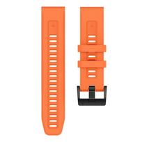 QuickFit 20mm 22mm 26mm dirželis, skirtas Garmin Fenix 8 Enduro 3 2 Fenix X, silikoninis dirželis, skirtas Garmin Fenix 7X 6X 5X/Epix Pro apyrankė Fenix 7X 6X 5X oranžinė