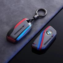 TPU Automobilio Raktų Dėklas Dangtelis Apsauginis Korpusas Raktų Pakabukas BMW I7 X7 G07 LCI IX I20 X1 U11 7 Serija G70 G09 XM U06 G81 M3 Raktų Aksesuarai nlcr46 gray
