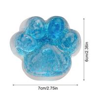 Squeeze Cat Paw Toys Fidget Toy Pinch Abreact Relief Relax Toys Slow Rebound Stress Relief Cute Cat Claw Relax Squeeze Toy blue