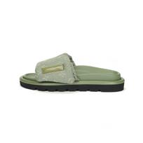 LOUIS VUITTON Pool Pillow Comfort Slip Resistant Slide Slippers Women's Light Green 1ACJ0B 36 šviesiai žalios spalvos