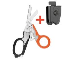 Multifunction Raptors First Aid Tactical Folding Scissors Outdoor Survival Tool Combination Tactical Scissors white