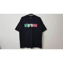 Retro 'The Sopranos' American Crime Drama Mafia Men's T-shirt Summer New Casual Unisex 120 white