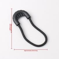 5Pcs Replacement Zipper Pull Puller For Bag Suitcase Backpack Tent Zipper Ropes Clips Lock Zip Slider Apparel Accessories gray
