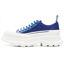 (WMNS) Alexander McQueen Tread Slick Sneakers 'Royal Blue White' Women's 685707W4SG24521 EU 37 blue