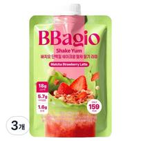 Baggio Protein Shake Yam Matcha Strawberry Latte 3 pcs 45g Ingredients: may be subject to change at the manufacturer’s | 3 pcs 45g