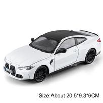 1:24 M4 M3 CS LCI Modelio Miniatiūriniai Žaisliniai Automobiliai Lydinio Liejiniai Traukiami Atgal Amortizacija Garsas Šviesa Durys Atidaromos Kolekciniai Modeliai