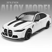 1:24 M4 M3 CS LCI Modelio Miniatiūriniai Žaisliniai Automobiliai Lydinio Liejiniai Traukiami Atgal Amortizacija Garsas Šviesa Durys Atidaromos Kolekciniai Modeliai