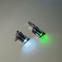 Multi-color Lighting Dog Night Safety Light Stress-free Cool Pet Flash Light  Nighttime 2pcs gray