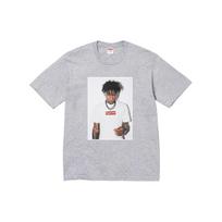 Aukščiausios kokybės medvilniniai marškinėliai su NBA Youngboy atvaizdu SUP-FW23-002 L white
