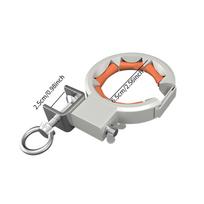 Cable Duct Reel, Electrical Puller, Wire Laying Aid, Mounting Accessories Made of 2 Pieces oranžinė/sidabras