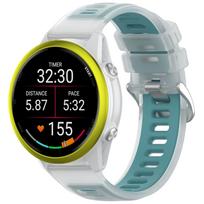 20mm 22mm watch Strap For Garmin Forerunner 570 47mm 42mm/265/255/Venu 3 Semi-Transparent silicone bracelet Vivoactive 6/5 band 20mm watch strap mėlyna