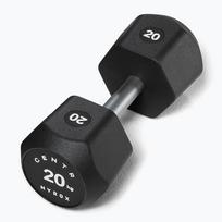 Svarstis Centr Urethane Dumbbell Centr x Hyrox 20 kg black