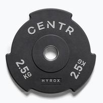 Bumperio svoriai Centr Olimpijski Centr x Hyrox Interlocking Bumper Plate 2 pcs black