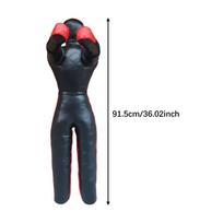 Bokso manekenas Vaikams Imtynių maišas MMA Griovimo Smūgiavimo danga Neužpildyta PU oda 91.5cm black