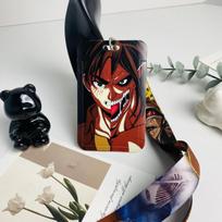 Anime Credential Holder Neck Strap Lanyard for Key Keychain Phone Charm Strap USB Badge Holder Keyring Accessories Gifts 6 ZA-04NA-04 gray