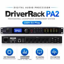 Paulkitson PA2 DSP Audio Processor 2 Input 6 Output Speaker Management System PC Control EQ Crossover for Stage Wedding Concert PA2 220V EU PLUG-Kelly Chen-