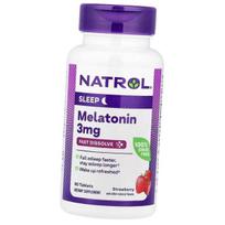 Melatoninas greitai tirpstantis, Melatonin Fast Dissolve 3, Natrol (72358036) 90tab Strawberry