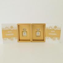 2x Chanel No 5 Miniatiūrinis Eau de Parfum 1,5ml 0.05 FL.OZ. beige