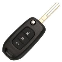 3 mygtukų automobilio raktų apvalkalas, skirtas Renault/Kadjar/Captur/Symbol/Kaptur/ Megane/Logan 2013–2018 m. Hu56R black