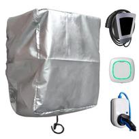 EV Charger Plug Port Protection for Electric Car Charging Station Waterproof Outdoor Electric Vehicle Charger Rain Dust Cover China Mainland gray