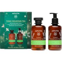 Apivita Tonic Mountain Tea Revitalizing Body Ritual kalėdinių dovanų rinkinys odos regeneracijai