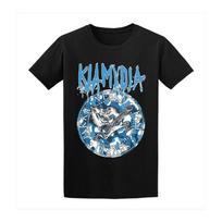 Chlamidija Suomių Roko Grupė Tamsaus Metalo Stilius Punk Amerikietiškas Vintage Laiski Vyriški ir Moteriški Marškinėliai Trumpomis Rankovėmis 2XL gray
