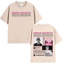 2026 Rapper Omar Courtz Primera Musa Album Tour Merch Unisexs Women Hip Hop FashionCasual Cotton Aesthetics Tshirts 4XL white