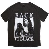 Amy Winehouse Back To Black T-Shirt Black New Unisex T-Shirt S white