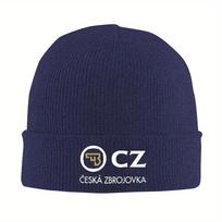 new pc Ceska Zbrojovka Rib Knit Cuffed Beanie For CZ Firearms Warm Winter Skull Beanies Knitting Hat Cap black