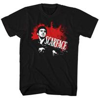 Scarface Blood Splatter Unisex T-Shirt 5XL įvairiaspalvis