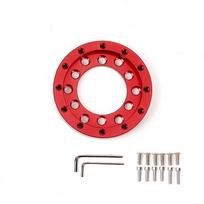 70MM For Logitech G27 G25 PCD 24 Hole Adapter Racing Car Game Modificatio Steering Wheel Adapter Plate QR036 raudona