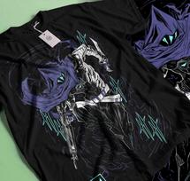 Omen Valorant Inspired Tee, Unisex Shirt, Valorant T-shirt, Computer Game Shirt, Game Shirt, Mom Gifts, Gift for Dad, Gifts for Gamers L blue