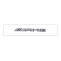 Automobilio 3D AMG lipdukas Mercedes Benz W201 W203 W204 W213 W177 W212 W205 W124 W211 CLA GT SLK GLA W176 Galinės raidės emblemos lipdukas gray