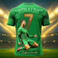 Atvykimo Specialus Leidimas Ronaldo 7 Futbolo Marškinėliai Per Dydį Sportiniai Trumpomis Rankovėmis Treniruočių Apranga Futbolo Marškinėliai Vyriški Marškinėliai 2XL