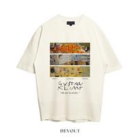 Gustav Klimt Art Shirt, The Kiss T-Shirt, Hope II & The Three Ages of Woman Tee, Museum Art Shirt, Vintage Aesthetic Gift, for Art Lovers 120 white