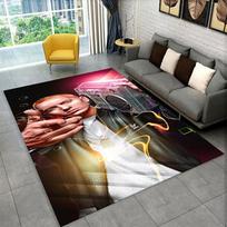Raperis Eminem Tupac 2pac Hip Hop Rap Dievas Kilimas Kilimėlis Žaidimų Kambariui Miegamajam Svetainei Sofai Namų Dekoras, Vaikų Plotas Kilimas Neslystantis 40cm x 60cm gray