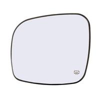 Heated Rearview Mirror Glass with Backing Plate for Dodge Grand Caravan for Chrysler Town Country Anti-Fog Blindspot Defrost Side Lens black