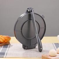Pasidaryk pats tortilijų gamintojas Aliuminio lydinio presas naminėms tortilijoms, blynams 16cm Juodas 16cm Black gray