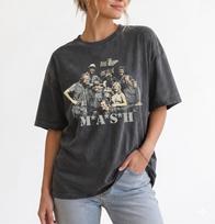 MASH Tv Show Shirt, Alan Alda Hawkeye Shirt, Retro 70s Military Comedy Graphic Tee, Vintage TV Show T-shirt, Gift for MASH Fan 120 black
