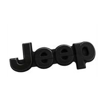 ABS Automobilio Priekinės Grotelės Emblema JEEP Grand Cherokee Compass Wrangler Renegade JK JL Patriot Ženklelis Automobilio Lipdukai Aksesuarai matinė juoda spalva