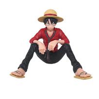 One Piece Anime Figure Luffy Sitting Position Action Figure Pvc Model Collection Statue Figurine Doll Toy For Birthday Gift brown