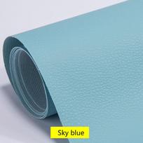 200x137CM Lipnus PU Odos Audinio Lopas Automobilio Sėdynės Sofos Remonto Lopai Lipdukai Odiniai PU Audiniai Lipdukai Lopai 50x70cm dangaus mėlyna spalva